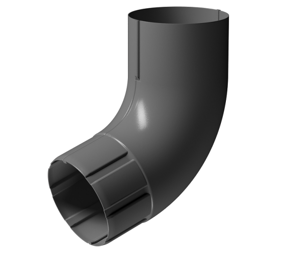 Колено 72° D90 Döcke STAL PREMIUM Графит, (RAL 7024) купить в Оренбурге
