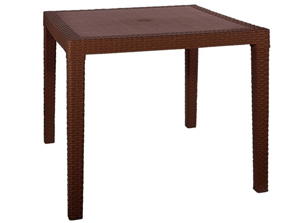 Стол квадратный FIJI Quatro Table Коричневый купить в Оренбурге
