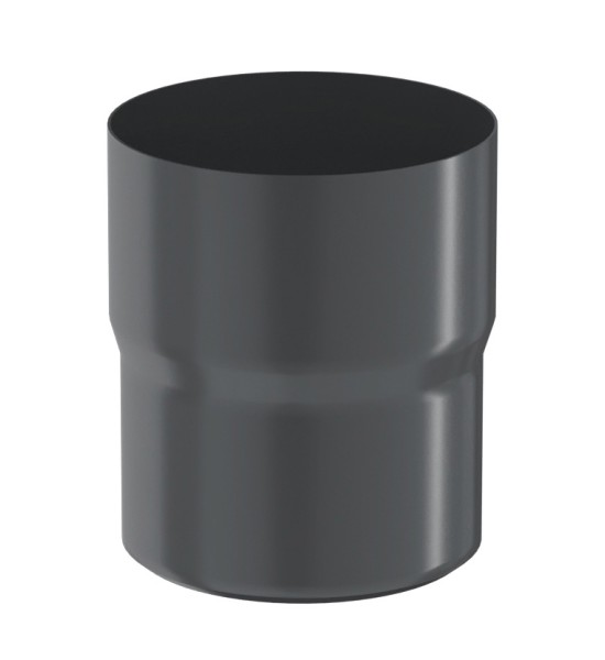 Водосток Aquasistem, система 125x90 - Соединитель трубы RAL 7024 Тёмно-серый купить в Оренбурге