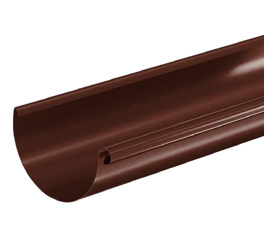 Водосток Aquasistem, система 125x90 - Водосточный желоб 3.00м RAL 8017 Коричневый купить в Оренбурге