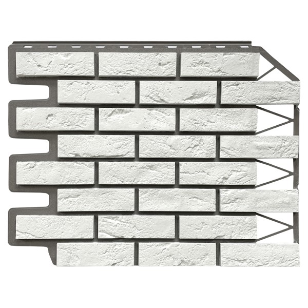 Фасадная панель FineBer, Кирпич Баварский, Белый купить в Оренбурге