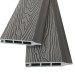 Заборная панель шип-паз EasyDecking Wood-Х 146х20 Серый купить в Оренбурге
