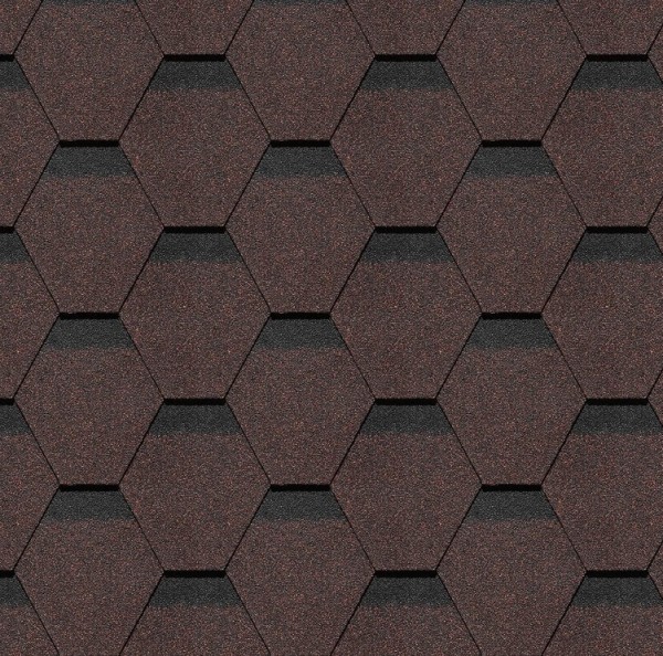 Гибкая черепица Docke, коллекция Шеффилд – Корица купить в Оренбурге