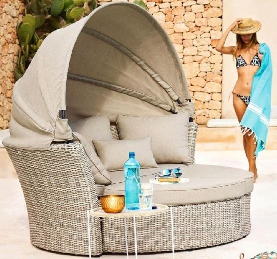 Диван-Трансформер AFINA плетеный из иск. ротанга AFM-325 Beige купить в Оренбурге
