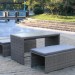 Диван-Трансформер AFINA плетеный из иск. ротанга S330G-W78 Grey купить в Оренбурге