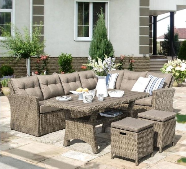 Комплект мебели AFINA плетеной из иск. ротанга AFM-307B Beige купить в Оренбурге