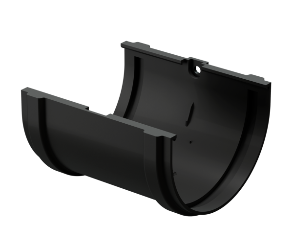 Соединитель желоба Docke Premium ПВХ - Карбон купить в Оренбурге