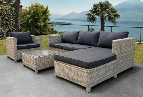 Комплект мебели AFINA плетеной из иск. ротанга YR821G Grey/Grey купить в Оренбурге