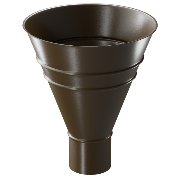 Воронка водосборная Döcke STAL PREMIUM, Каштан купить в Оренбурге