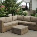 Комплект мебели AFINA плетеной из иск. ротанга YR825B Beige купить в Оренбурге