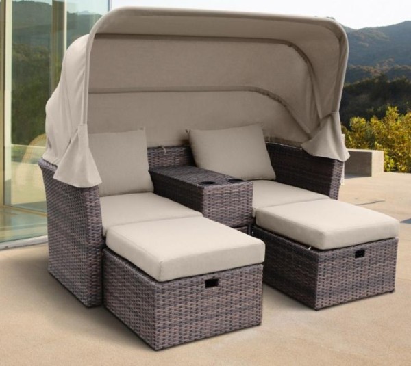 Комплект мебели AFINA плетеной из иск. ротанга AFM-330B Brown купить в Оренбурге