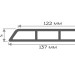 Доска Ромбус 3D ДПК Outdoor STORM GREY серая микс купить в Оренбурге