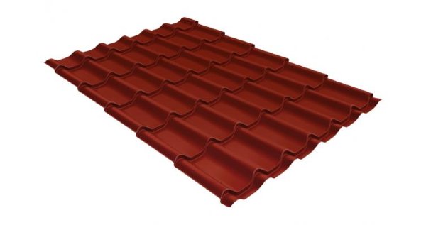 Металлочерепица классик 0,5 Satin RAL 3009 оксидно-красный купить в Оренбурге