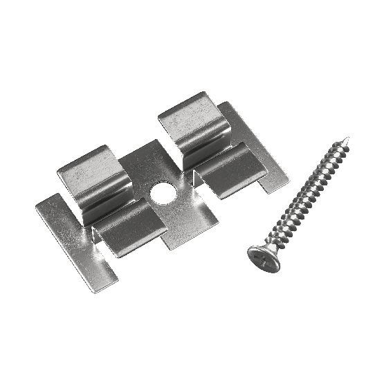 Клипса с саморезом, Grinder шовный монтаж 5 mm купить в Оренбурге