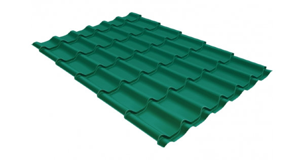 Металлочерепица классик 0,5 Satin RAL 5021 купить в Оренбурге