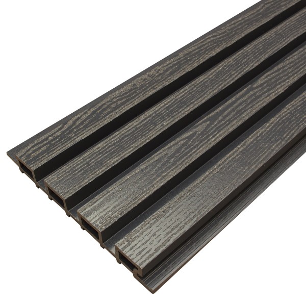 Фасадная доска из ДПК Faynag Wood Рейка Мокрый Асфальт купить в Оренбурге