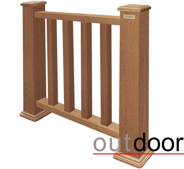 Ограждение из ДПК Outdoor Классик 3D STORM дуб купить в Оренбурге