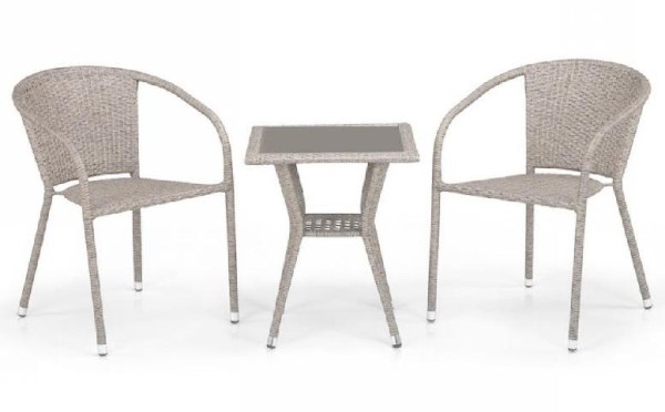 Комплект плетеной мебели AFINA из иск. ротанга T25C/Y137C-W85 Latte 2Pcs купить в Оренбурге