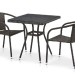 Комплект плетеной мебели AFINA из иск. ротанга T282BNT/Y137C-W53 Brown 2Pcs купить в Оренбурге