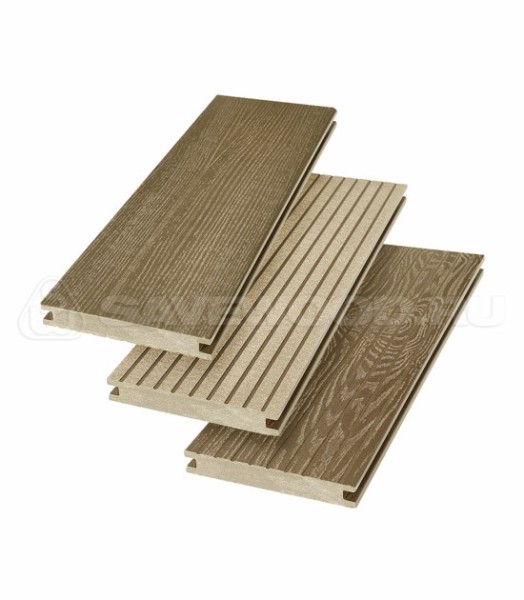 Террасная доска SW Fraxinus (R) полнотелая «SaveWood» Тик купить в Оренбурге