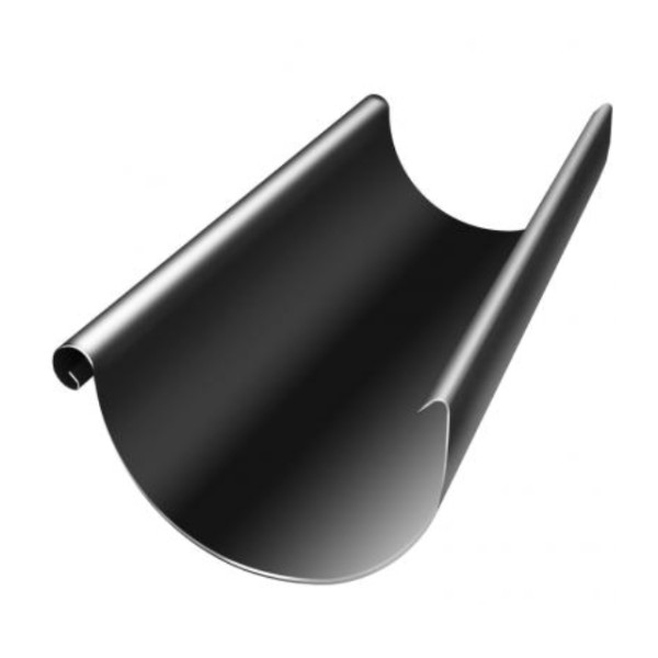 Водосток Grand Line 125x90 – Желоб 3м RAL 9005 купить в Оренбурге