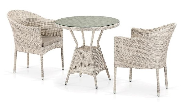 Комплект плетеной мебели AFINA из иск. ротанга T705ANT/Y350-W85 Latte 2Pcs купить в Оренбурге