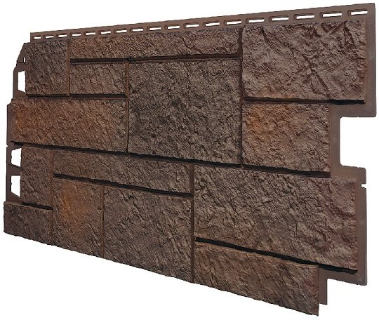Фасадная панель VOX Sandstone (Сандстоун) темно коричневый купить в Оренбурге