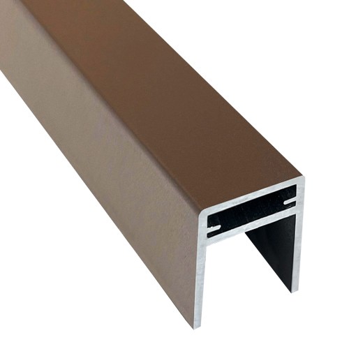 П-профиль Алюминиевый EasyDecking 35x25 Венге купить в Оренбурге