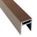 П-профиль Алюминиевый EasyDecking 35x25 Венге купить в Оренбурге