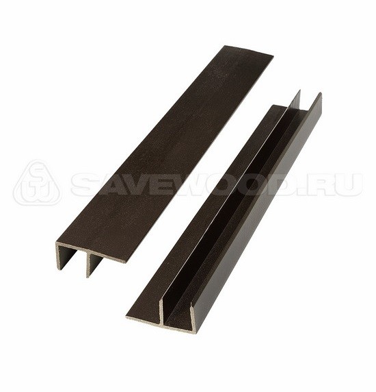 F-профиль ДПК Savewood – Тёмно-коричневый купить в Оренбурге