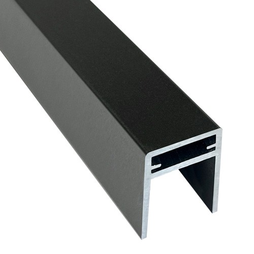 П-профиль Алюминиевый EasyDecking 35x25 Черное дерево купить в Оренбурге