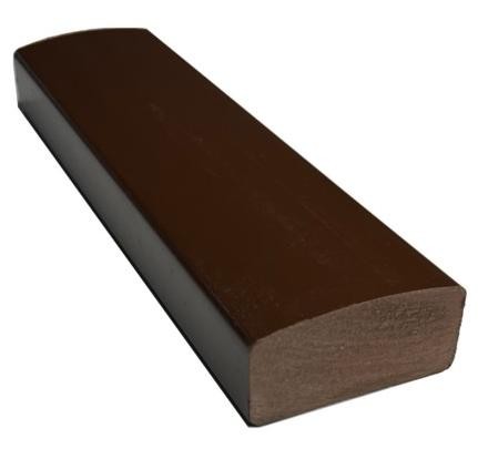 Лавочный брус Ecodecking Некст полнотелый глянцевый 70х35 шоколад купить в Оренбурге