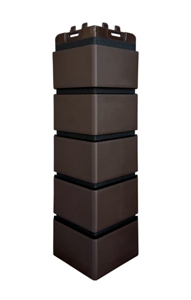 Угол Grand Line клинкерный кирпич ПРЕМИУМ Шоколадный (шов RAL 9005) купить в Оренбурге