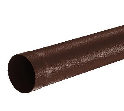 Водосток Aquasistem, Система 150/100 - Труба водосточная 1.00м RAL 8017 Коричневый matt купить в Оренбурге