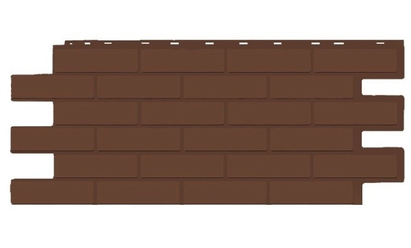Фасадная панель T-Siding Кирпич Модерн Эко Браун купить в Оренбурге
