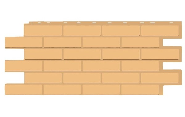 Фасадная панель T-Siding Кирпич Модерн Эко Крем купить в Оренбурге