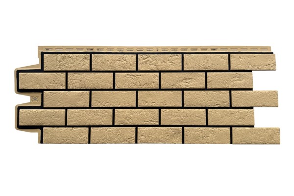 ФП Grand Line состаренный кирпич премиум Песочный (шов RAL 9005) купить в Оренбурге