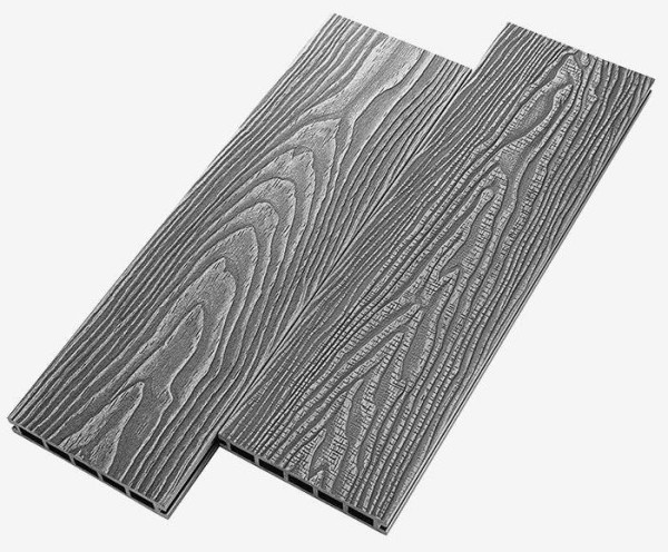 Террасная доска из ДПК RusDecking Unodeck Vintage - Серый купить в Оренбурге