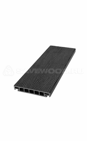 Террасная доска из ДПК SW Salix (S) (R) черный купить в Оренбурге